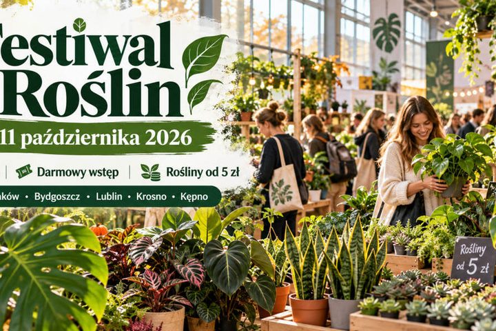 Festiwal Roślin 10–11 października 2026 w pięciu miastach. Gdzie się odbywa, w jakich godzinach i ile kosztują rośliny?