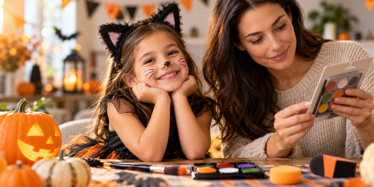 Makijaż na Halloween 2026 dla dzieci: jak wybrać bezpieczne farbki do twarzy, sprawdzić skład i uniknąć alergii?